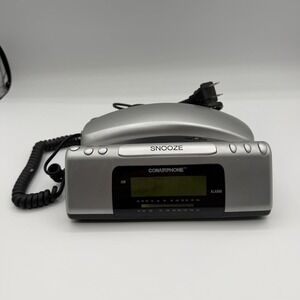 Conair TCR200 Digital Alarm Clock AM/FM Radio Telephone Phone Conairphone TESTED